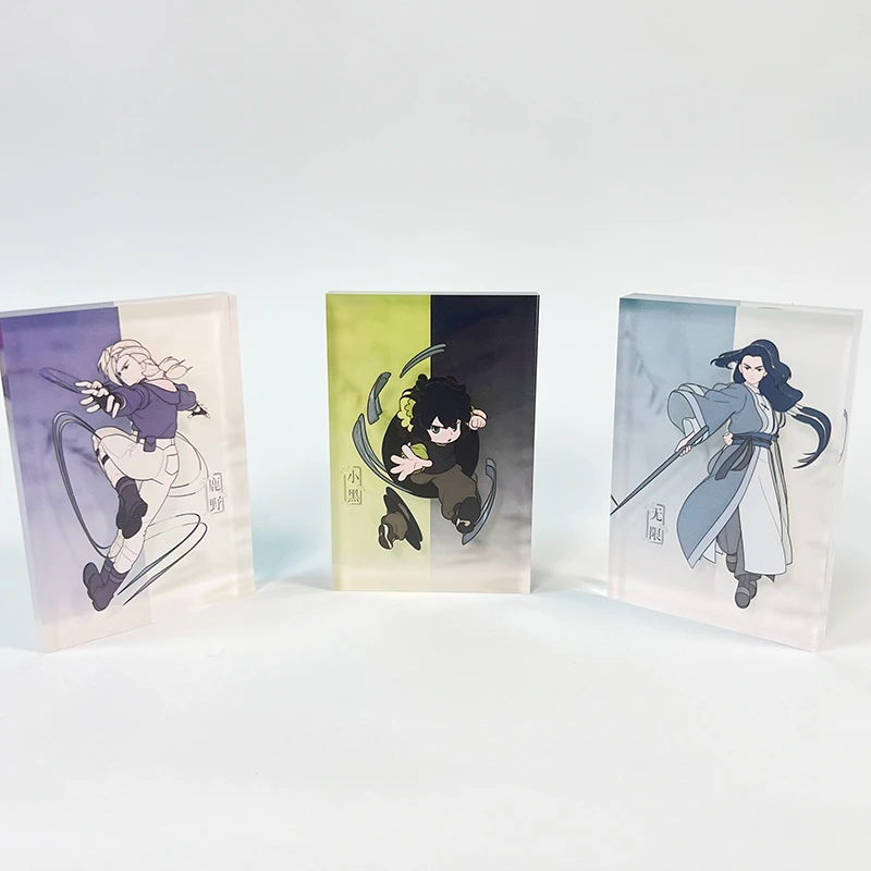 罗小黑战纪2亚克力卡砖立牌无限鹿野罗小黑周边新款桌面小摆件