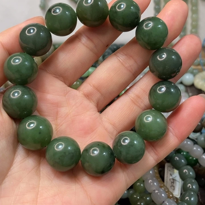 和田玉手串未镶嵌