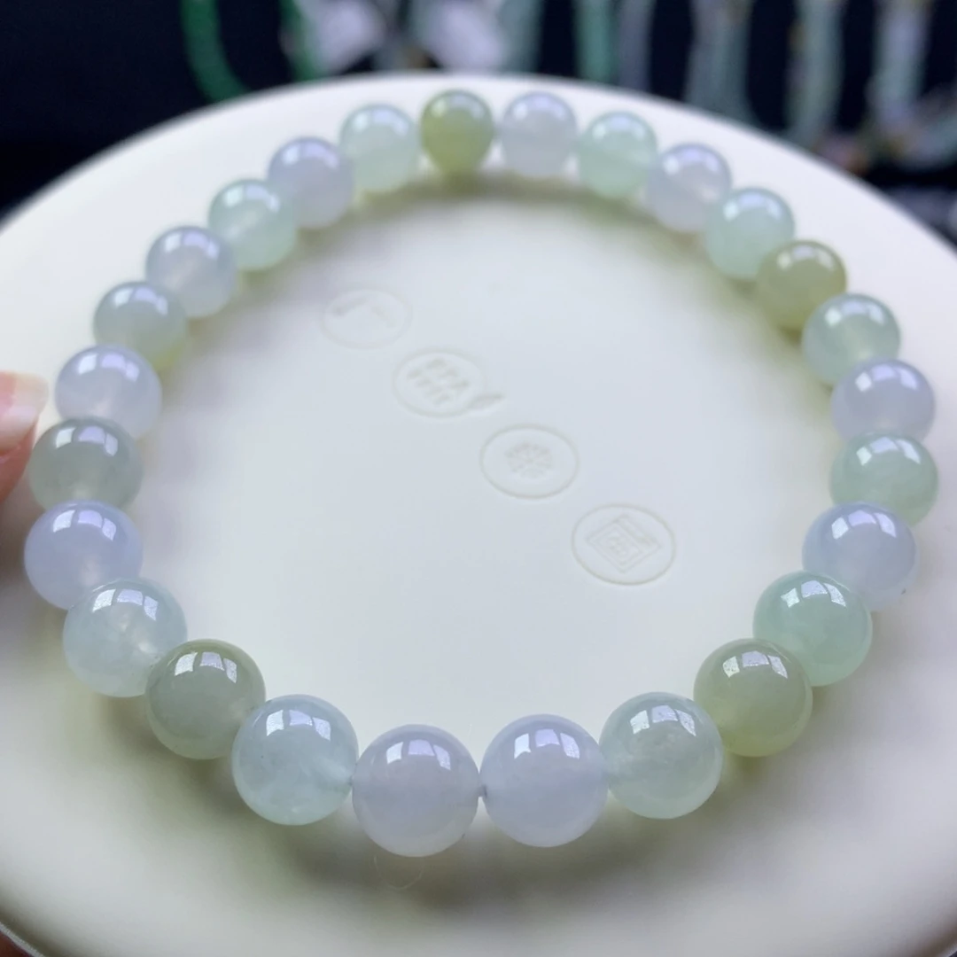 未镶嵌手串翡翠卡7