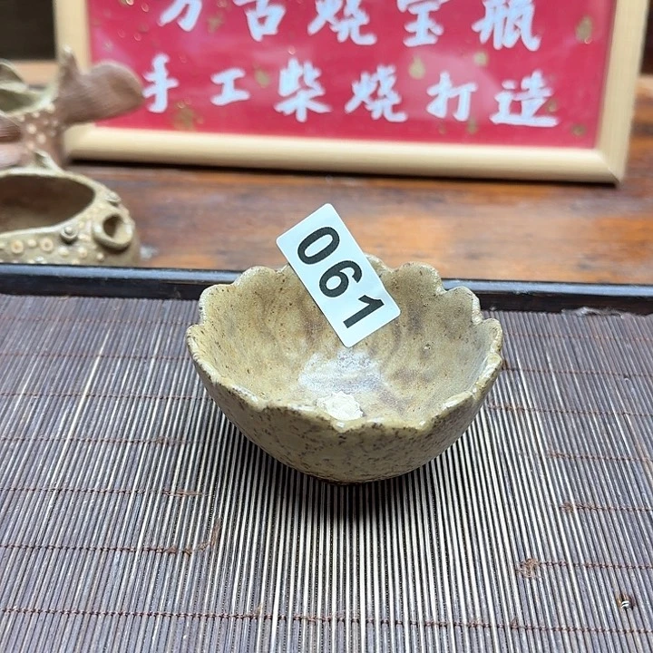 纯手工制作粗陶茶具