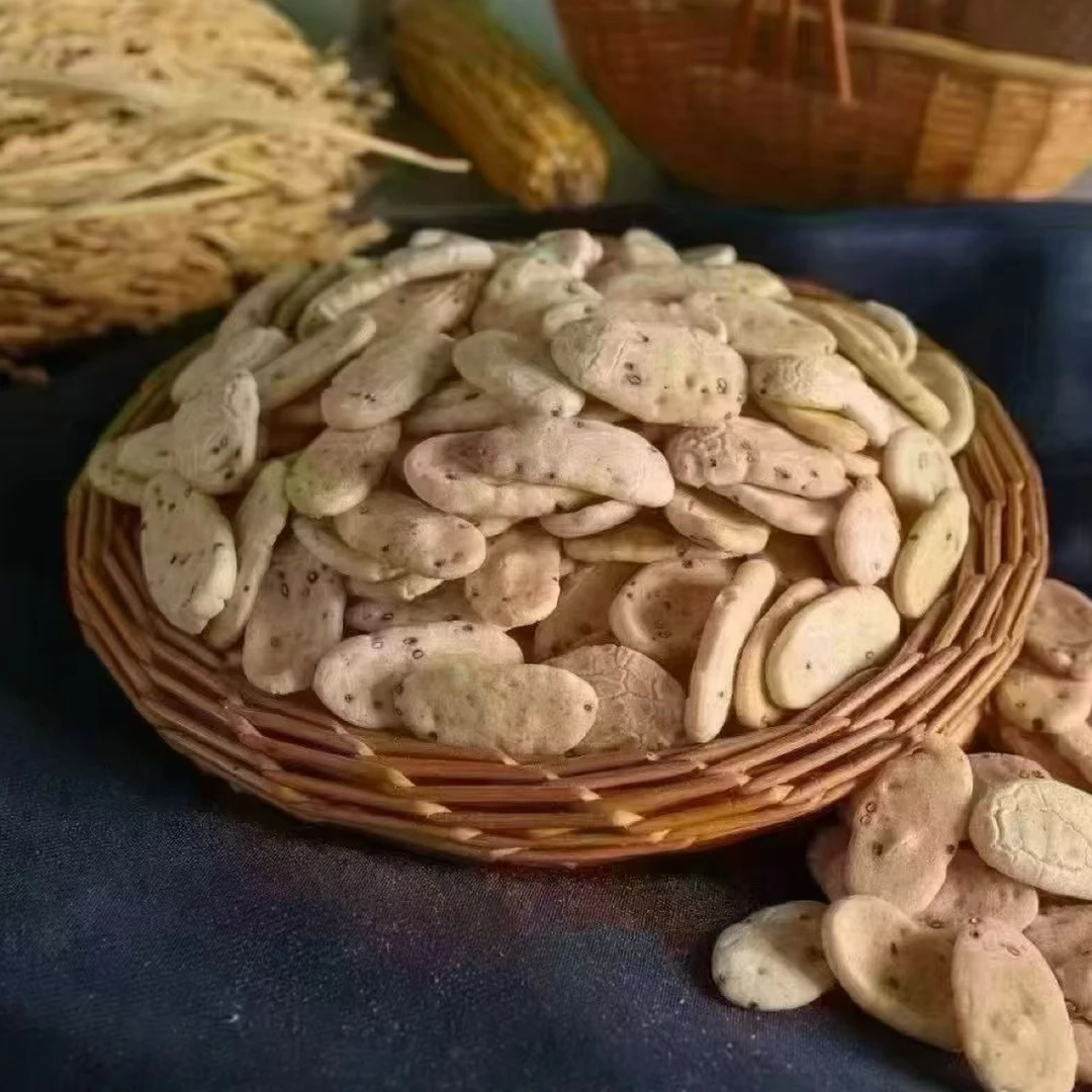 炒年糕脆片芝麻甜味和原味绍兴上虞下管特产山货