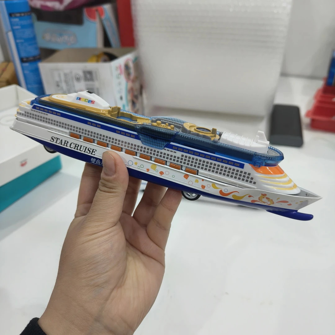 合金高铁游轮任选 回力款带声光音效