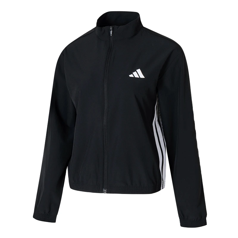 Adidas阿迪达斯梭织立领夹克女秋季新款休闲训练运动外套JD6539