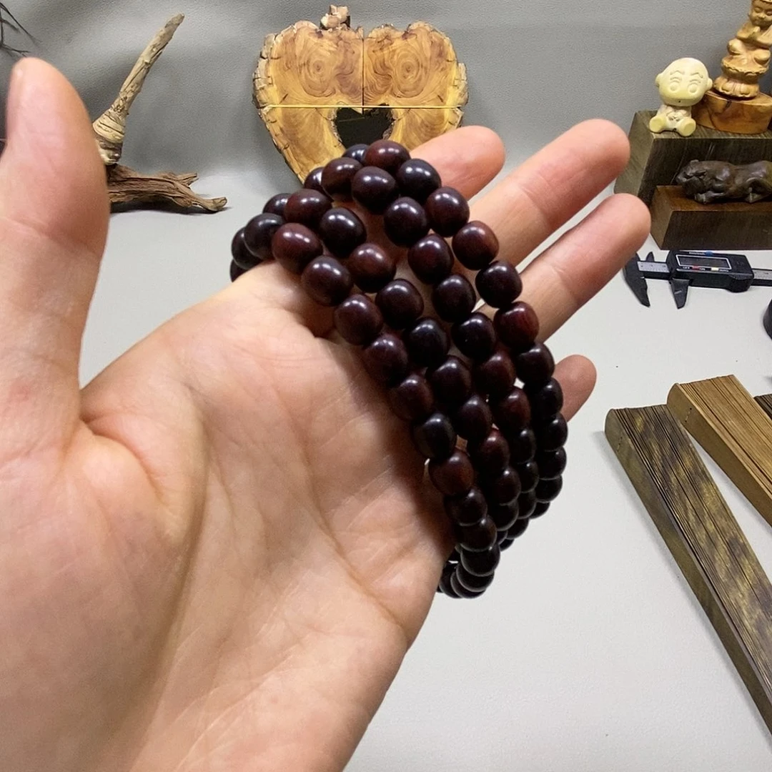 楠木大****女小叶紫檀108手串