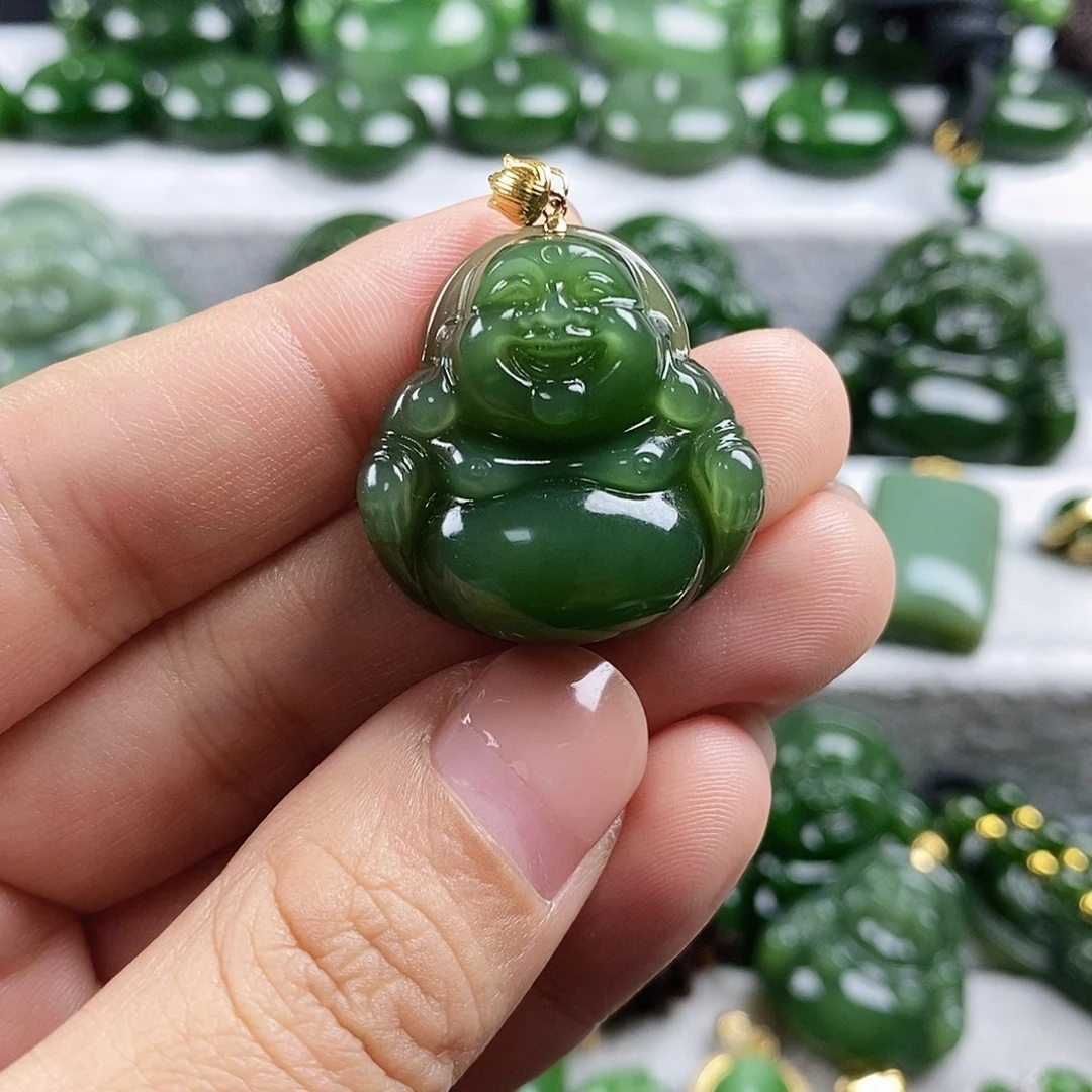 就***e和田玉（碧玉）未镶嵌颈饰