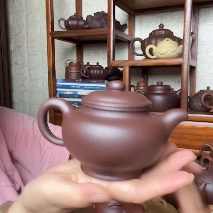 紫砂茶壶掇只300cc半手工