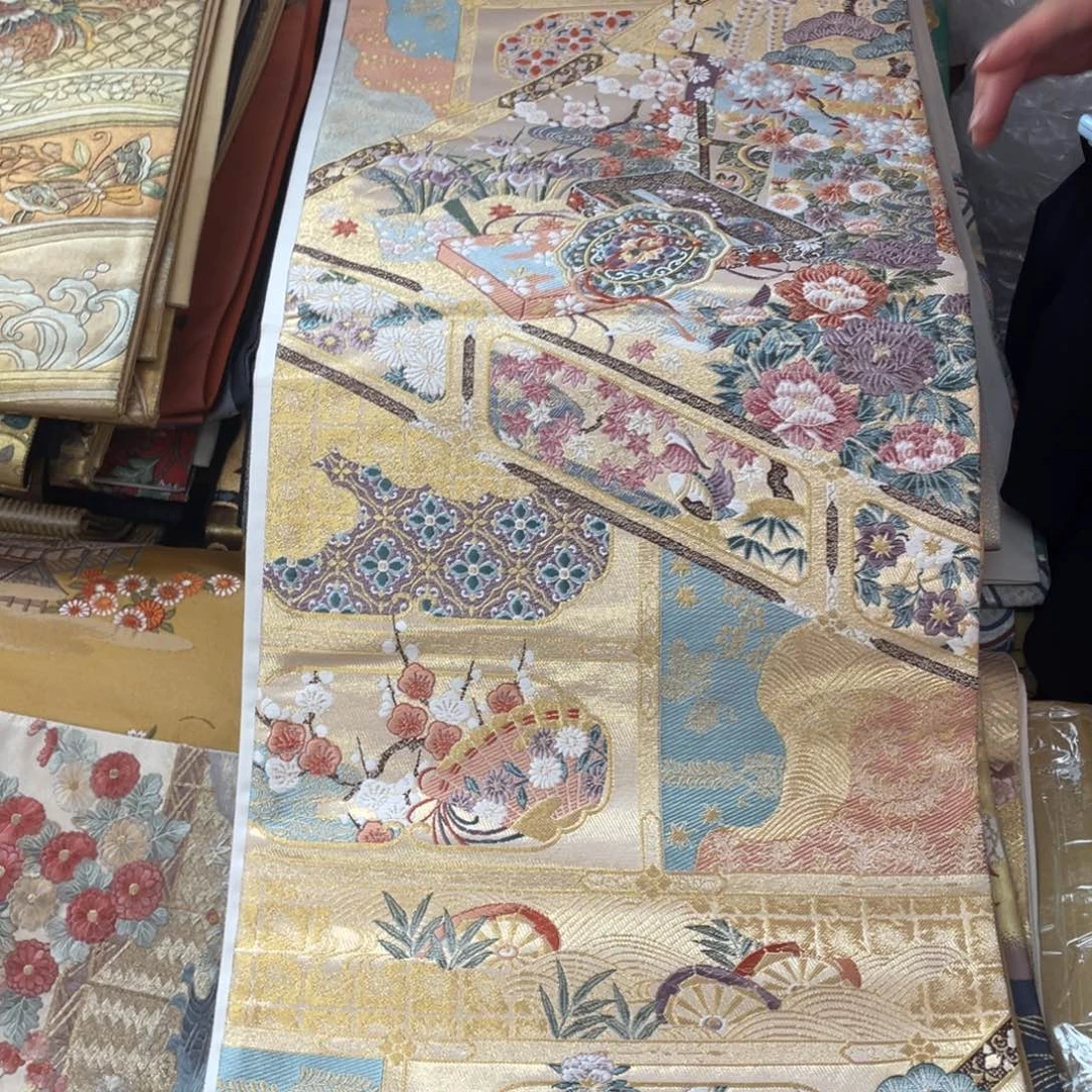 刺绣唐锦桑蚕丝正绢面料