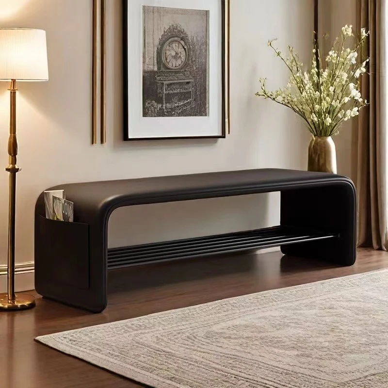 得匠换鞋凳门口家用可坐鞋柜卧室床尾凳高级感入户穿鞋凳坐凳一体