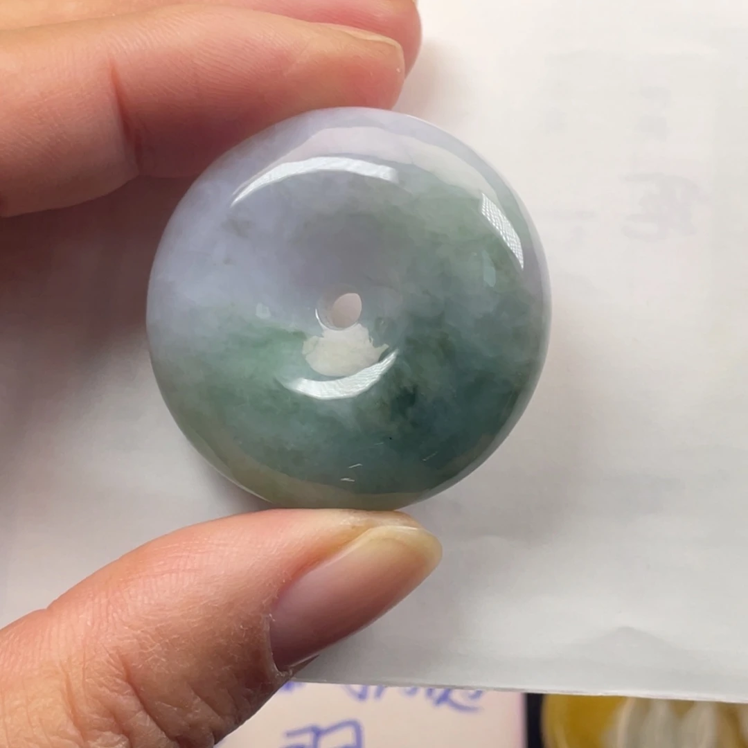 翡翠未镶嵌颈饰翡翠平安扣