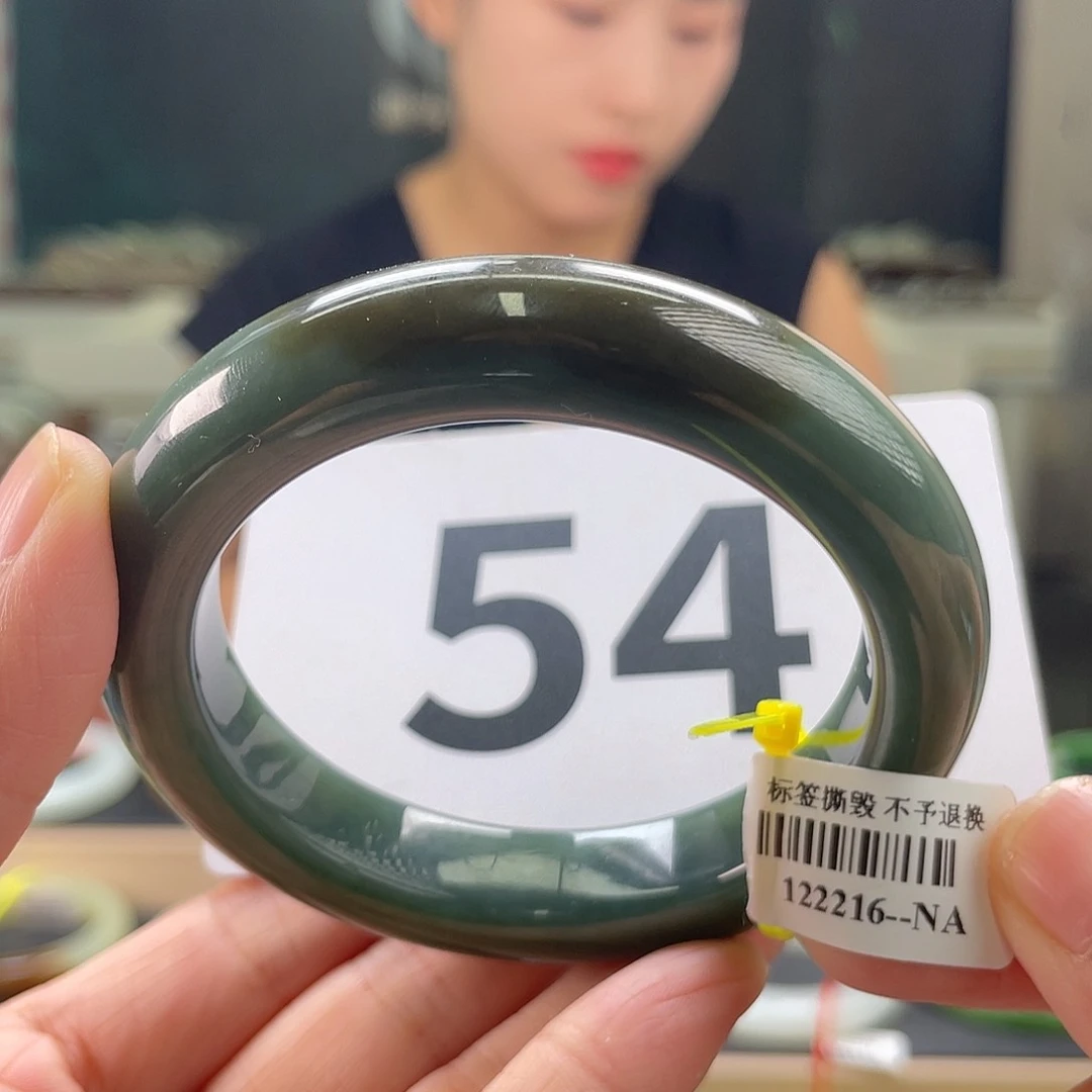 和田玉手镯未镶嵌66