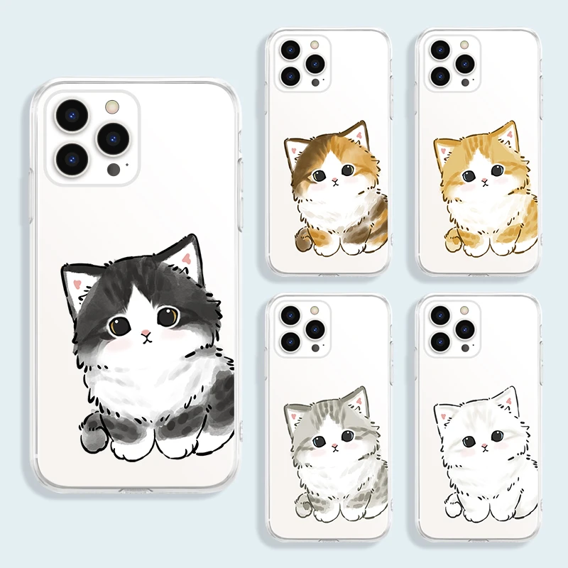 猫饭原创 新款长毛猫咪苹果16壳iPhone15promax适用14可爱13奶牛1