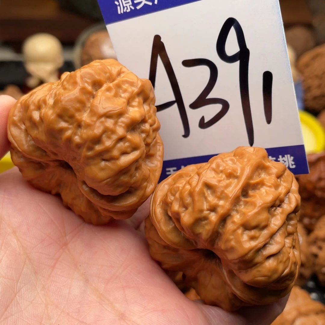 桃核把件蛤蟆头42