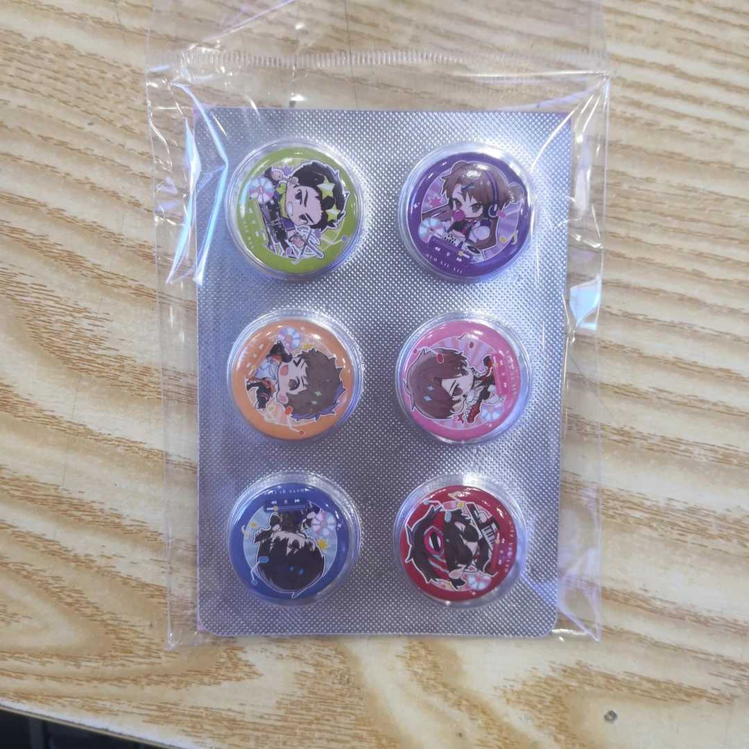 盗墓笔记 八一七稻米节《乐队》纪念迷你吧唧/一套