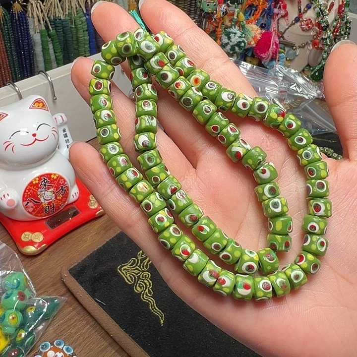 玻璃颈饰西亚琉璃珠一条