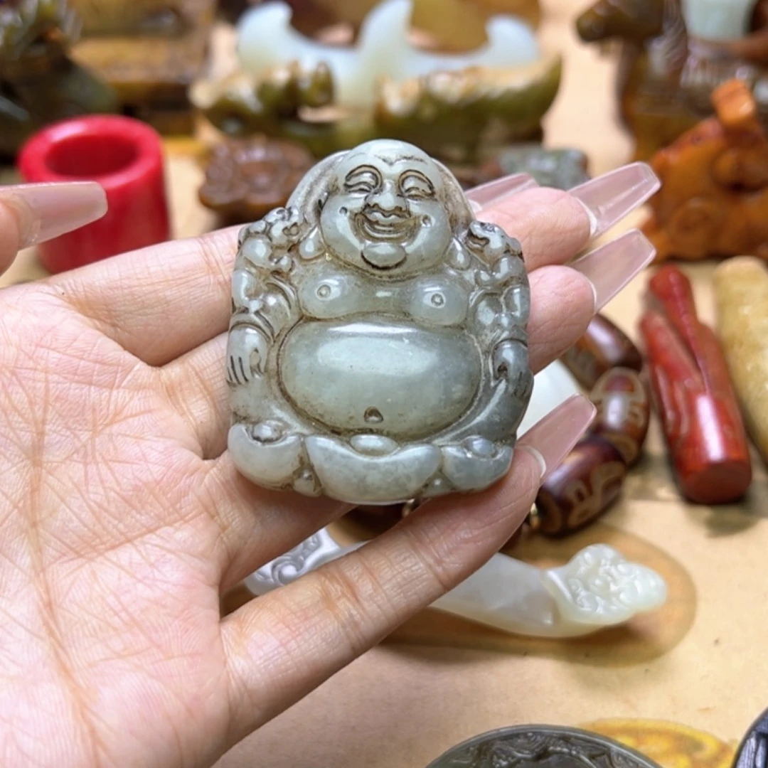 【闪购商品】蛇纹石玉颈饰未镶嵌