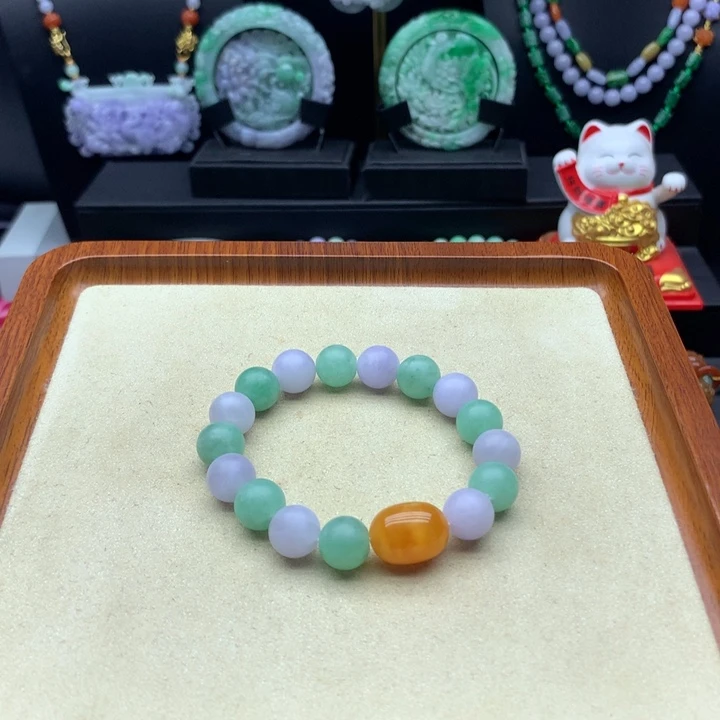 未镶嵌手链翡翠翡翠手串