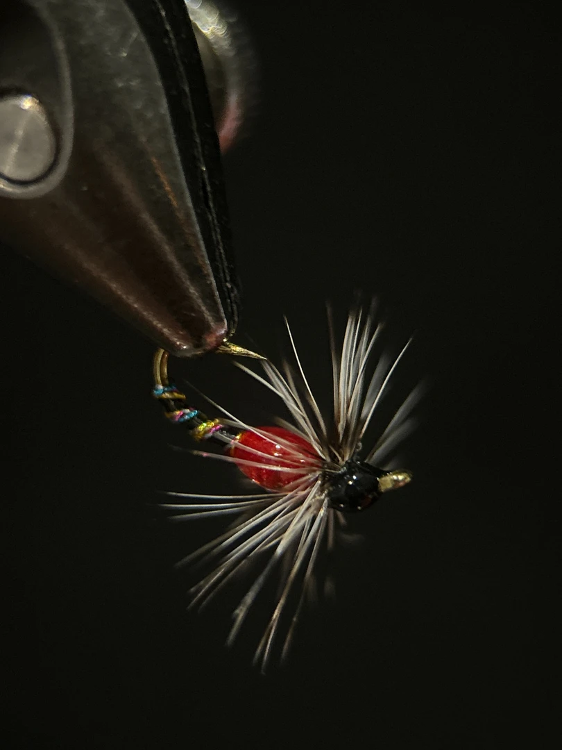 吸血蚊主播原创飞蝇钩路亚手工精绑高品质钩马口罗非白条桃花溪哥