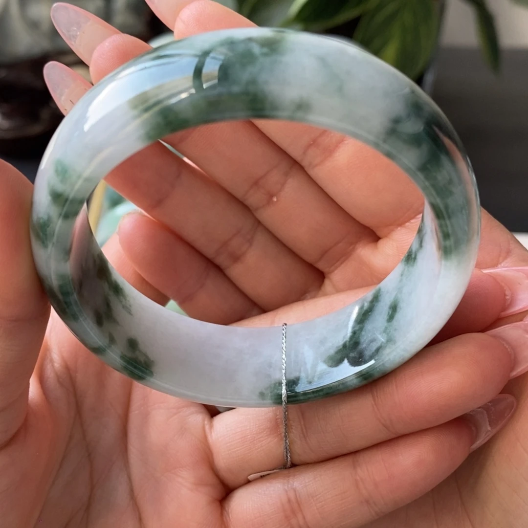 翡翠未镶嵌手镯天然