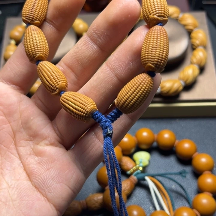 橄榄核手串/手链橄榄核雕玉米