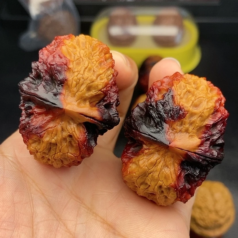 【闪购商品】把件文玩核桃44尺麒麟元宝