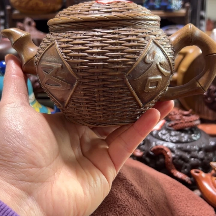 茶壶紫砂紫砂壶收藏起来了！