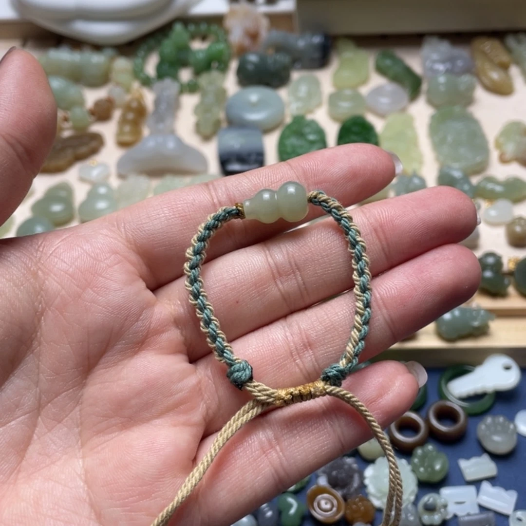 和田玉未镶嵌吊坠(不含链)