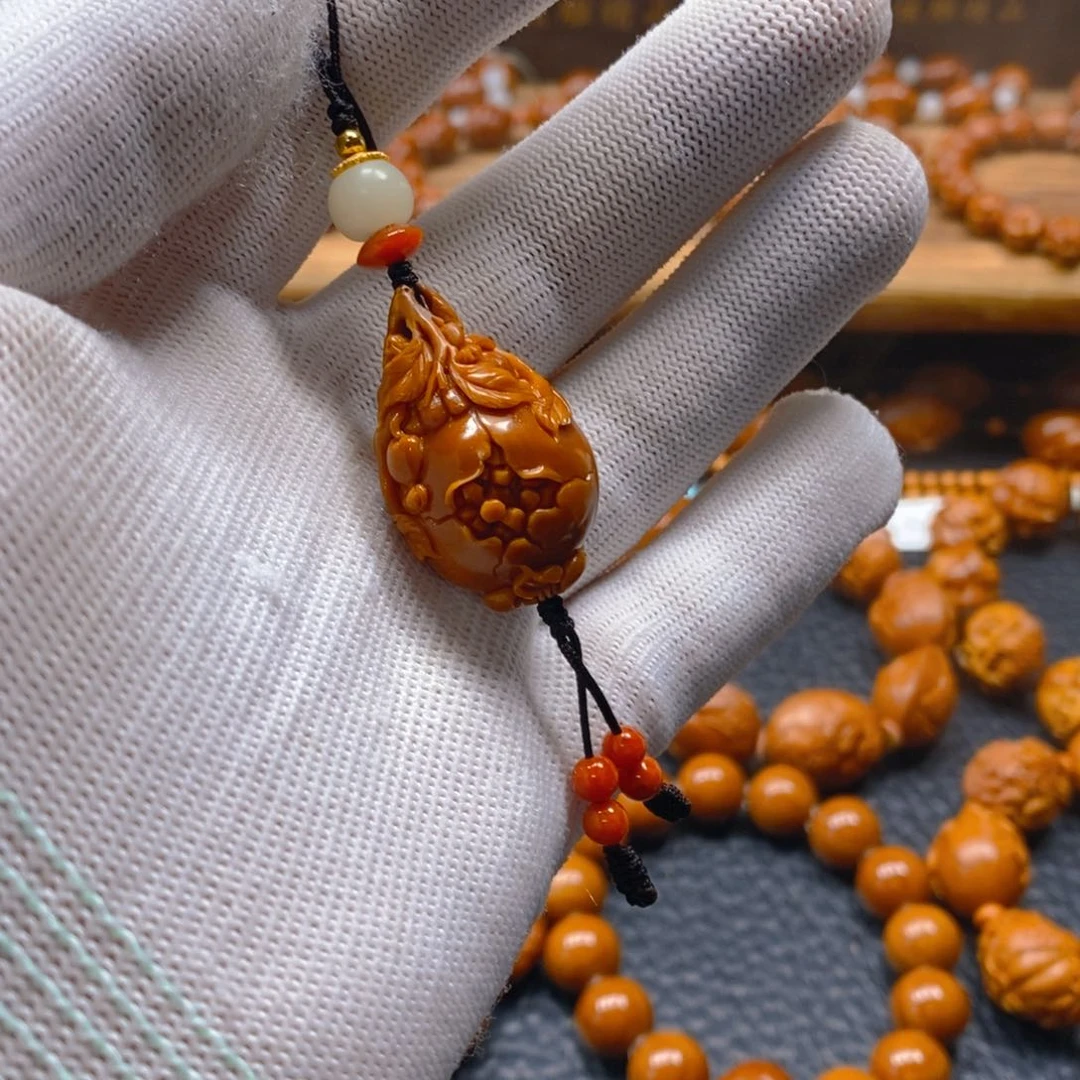 手串/手链橄榄核许忠英2.15石榴，多福多子