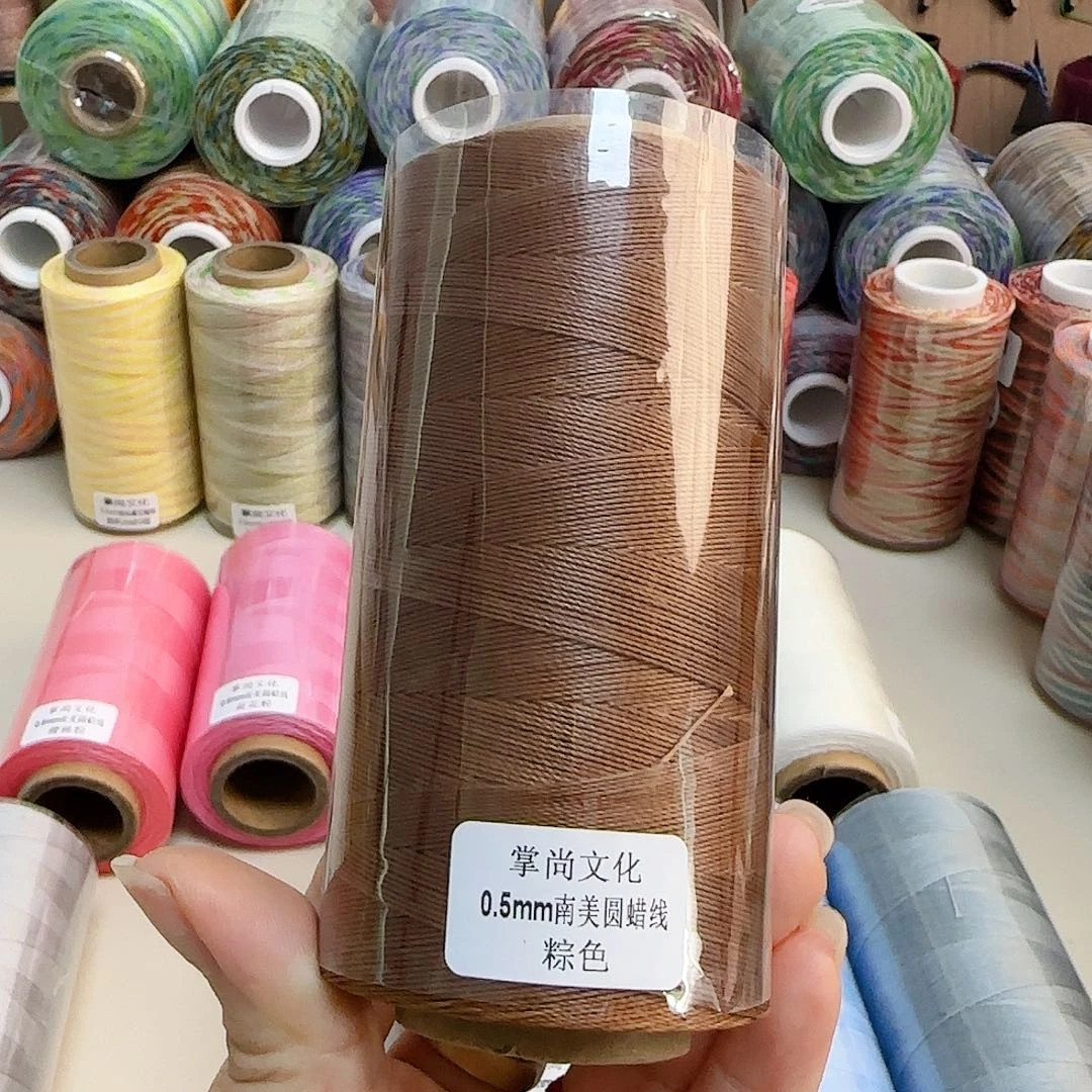 0.5南美圆蜡线100克粽色