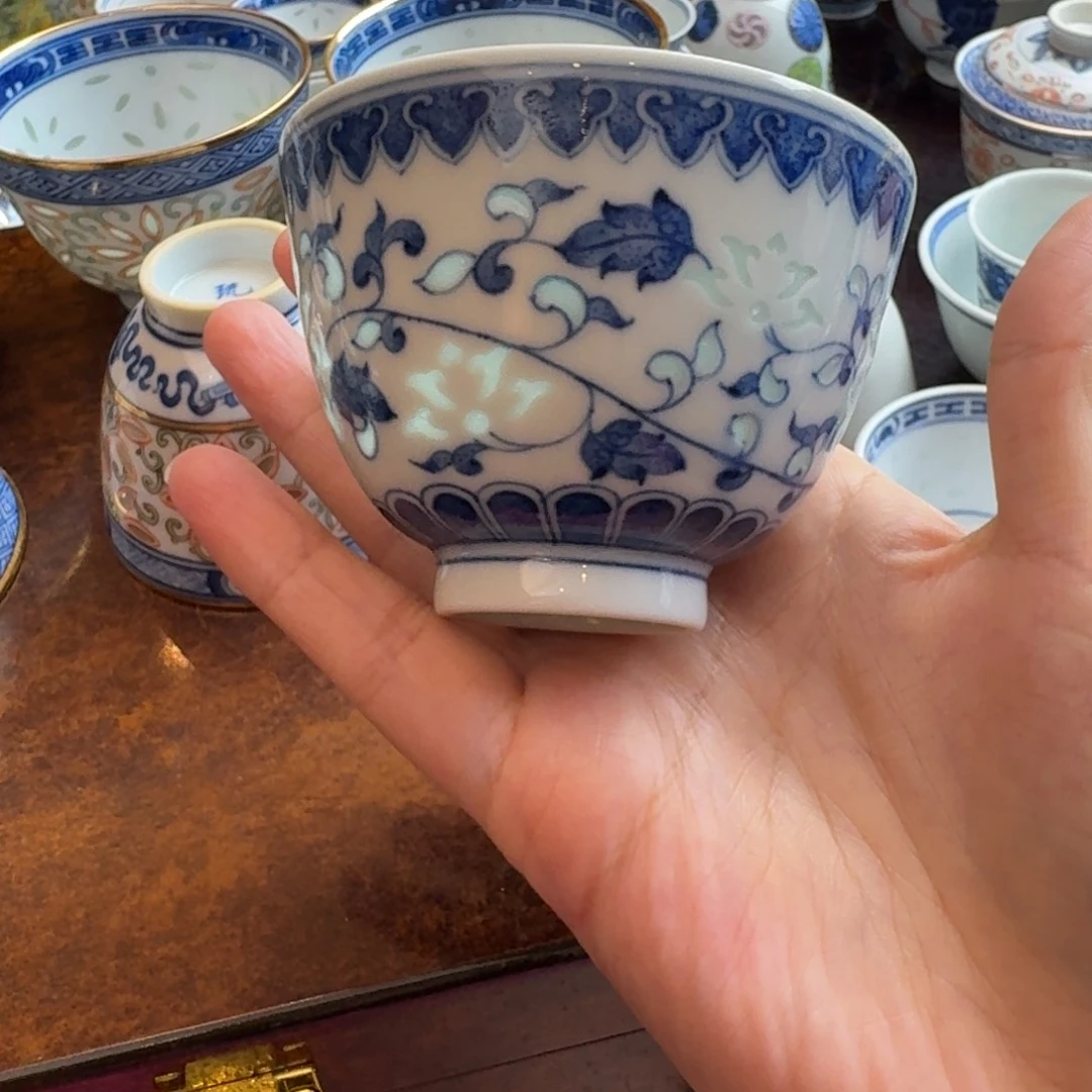 B***Q景德镇玲珑杯陶瓷