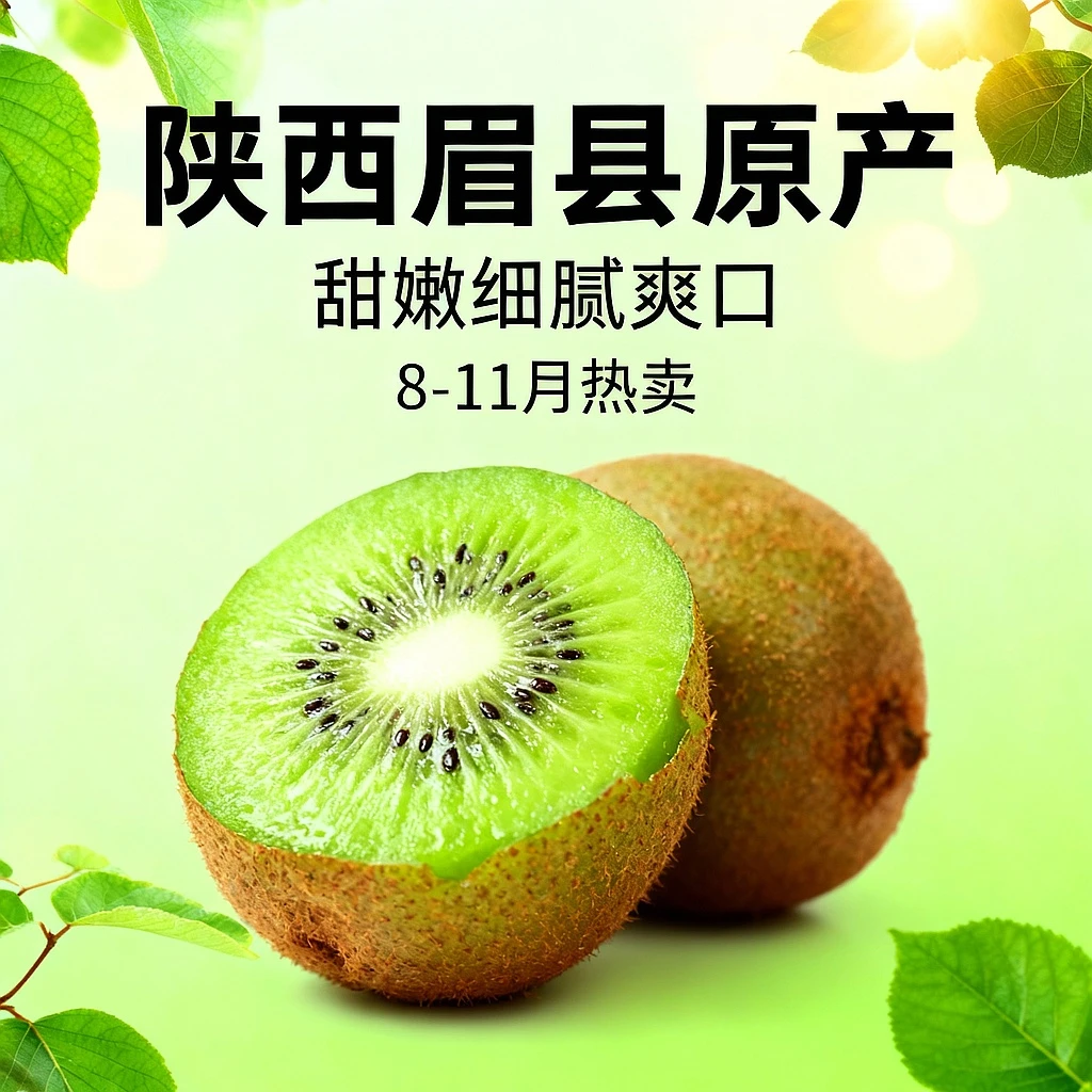 【自然搭档】陕西眉县徐香猕猴桃12-30枚装单果70-110g新鲜zb