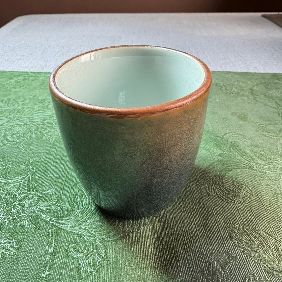 高温釉下彩可乐杯