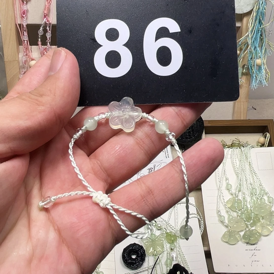 流****蛇纹石玉合金颈饰