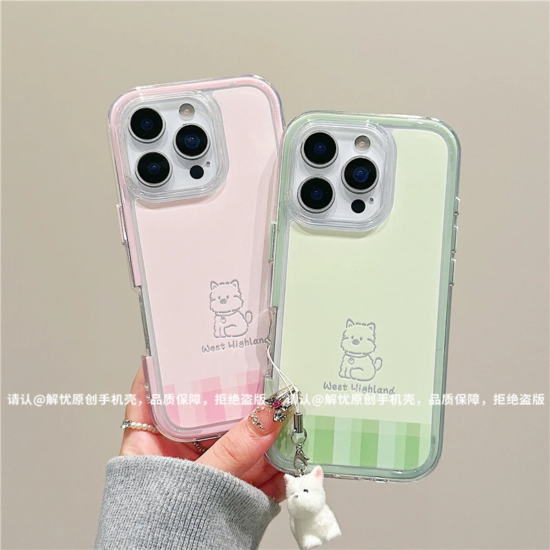 三合一炫彩适用苹果iPhone17/华为荣耀/OPPO/VIVO/小米手机壳爆款