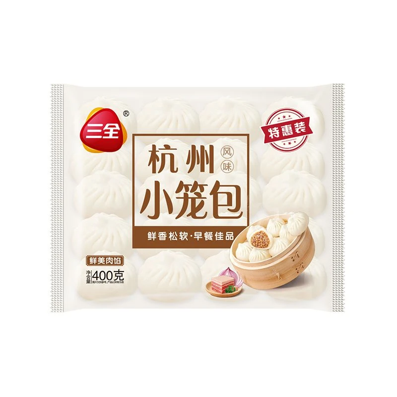 三全 鲜美肉馅杭州小笼包 400g/袋