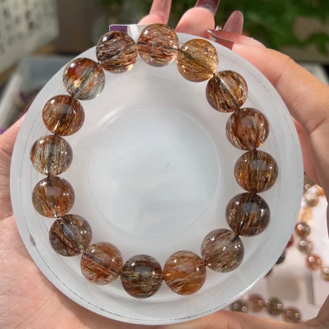 水晶未镶嵌手链黑金超七14