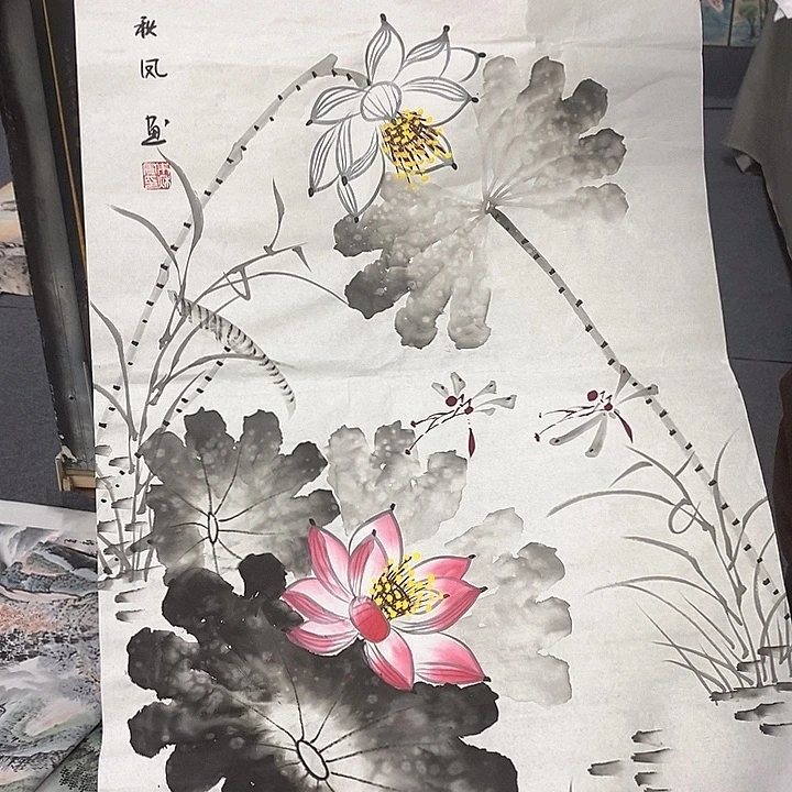 国画国画作品手绘