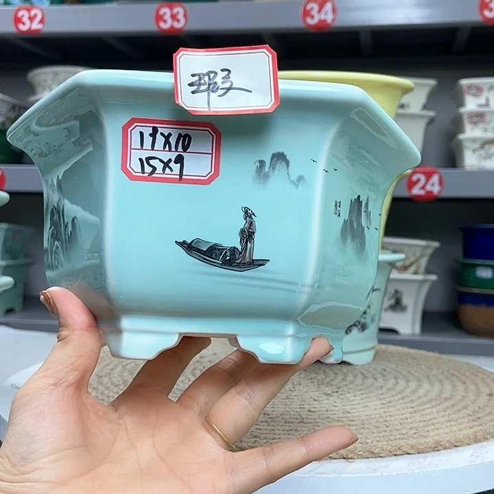 紫砂花盆紫砂花盆