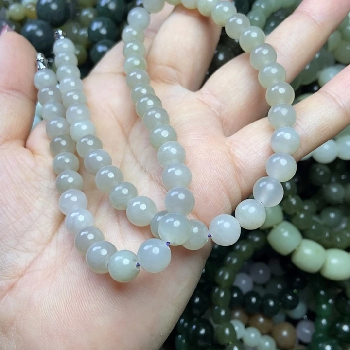 和田玉未镶嵌手链卡8