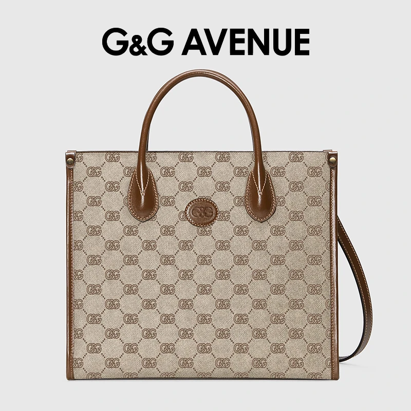 法国G&G AVENUE轻奢潮牌高档单肩手提包男女同款托特包通勤大容量