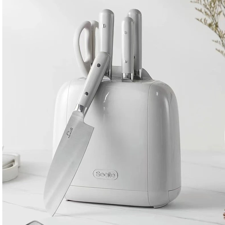 新疆包邮Secite小方包刀具套装六件锋利家用厨房用（送菜板）