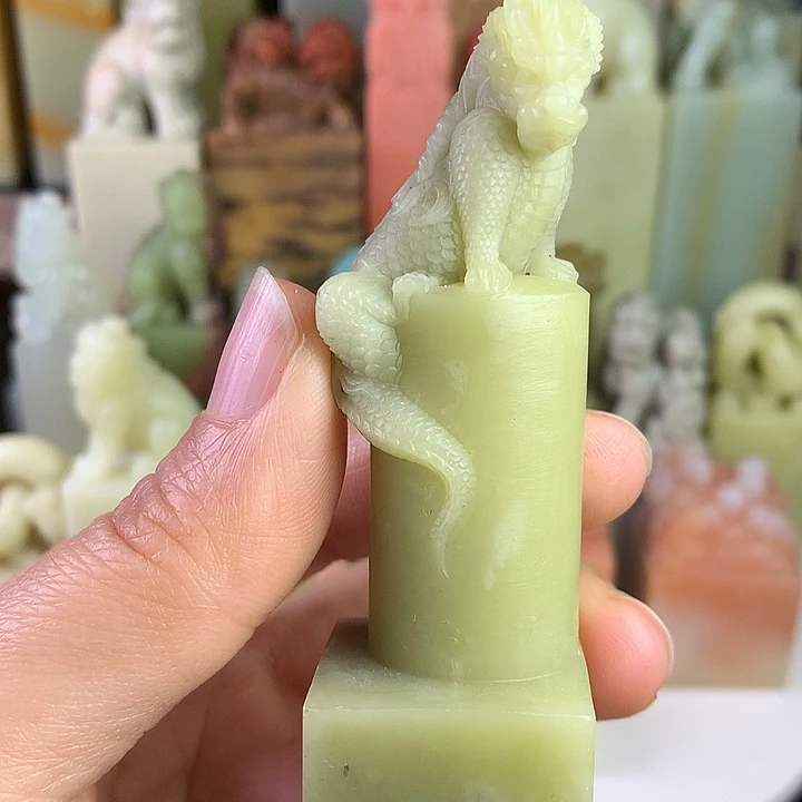 青田石天***3青田石印章