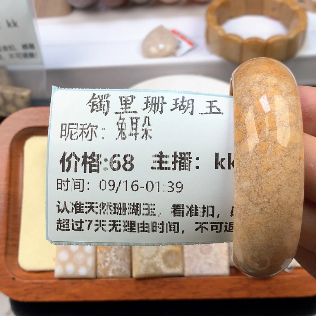 【闪购商品】颈饰未镶嵌硅化珊瑚（珊瑚玉）兔*朵