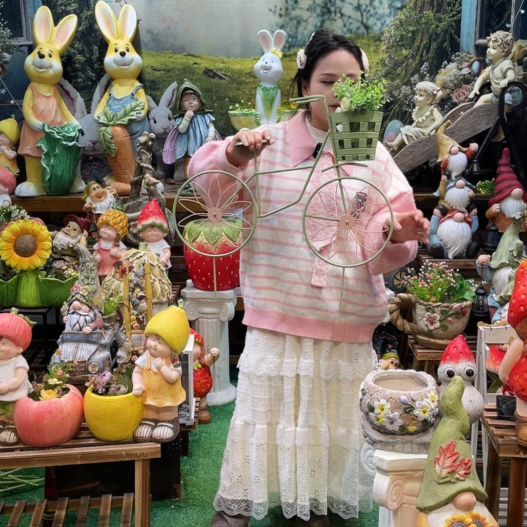 摆件花园摆件红红火火