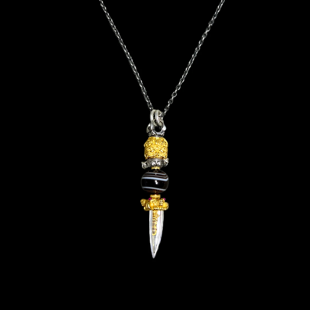 坠链均925银 A0544《聚鑫中古》时尚项链吊坠