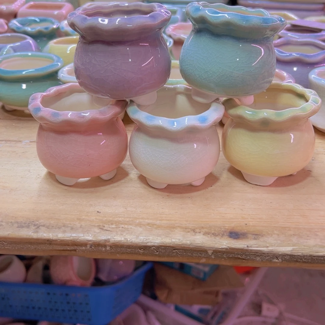 陶瓷花盆当场凑满12包邮