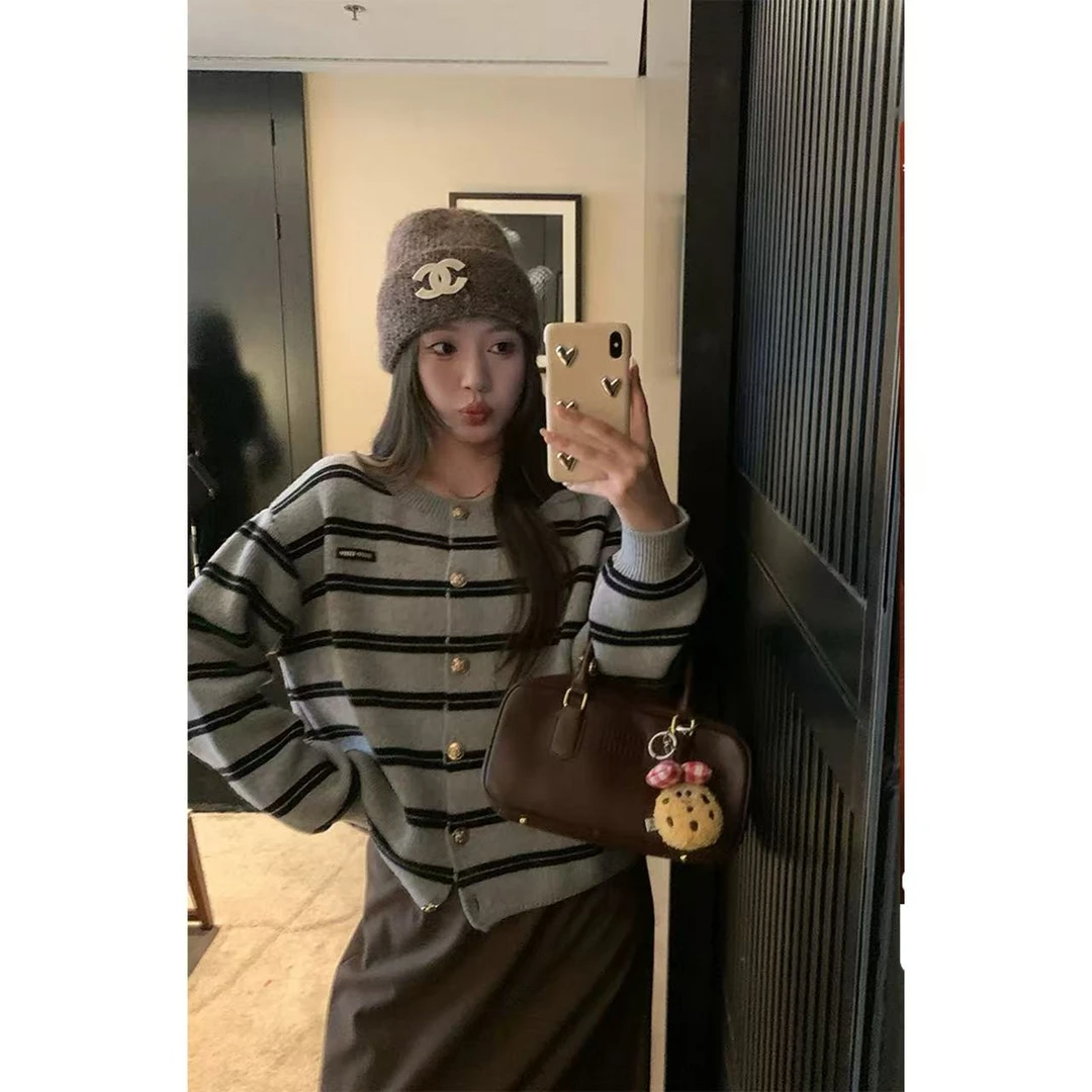 【NAZ微胖大码定制】圆领宽松休闲针织衫