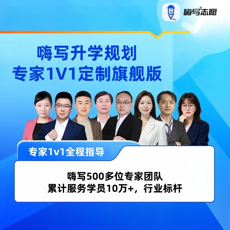 嗨写升学规划专家1V1定制旗舰版