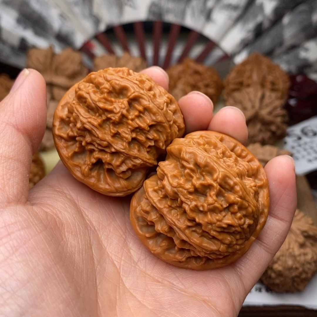 把件文玩核桃42白狮子打底团购