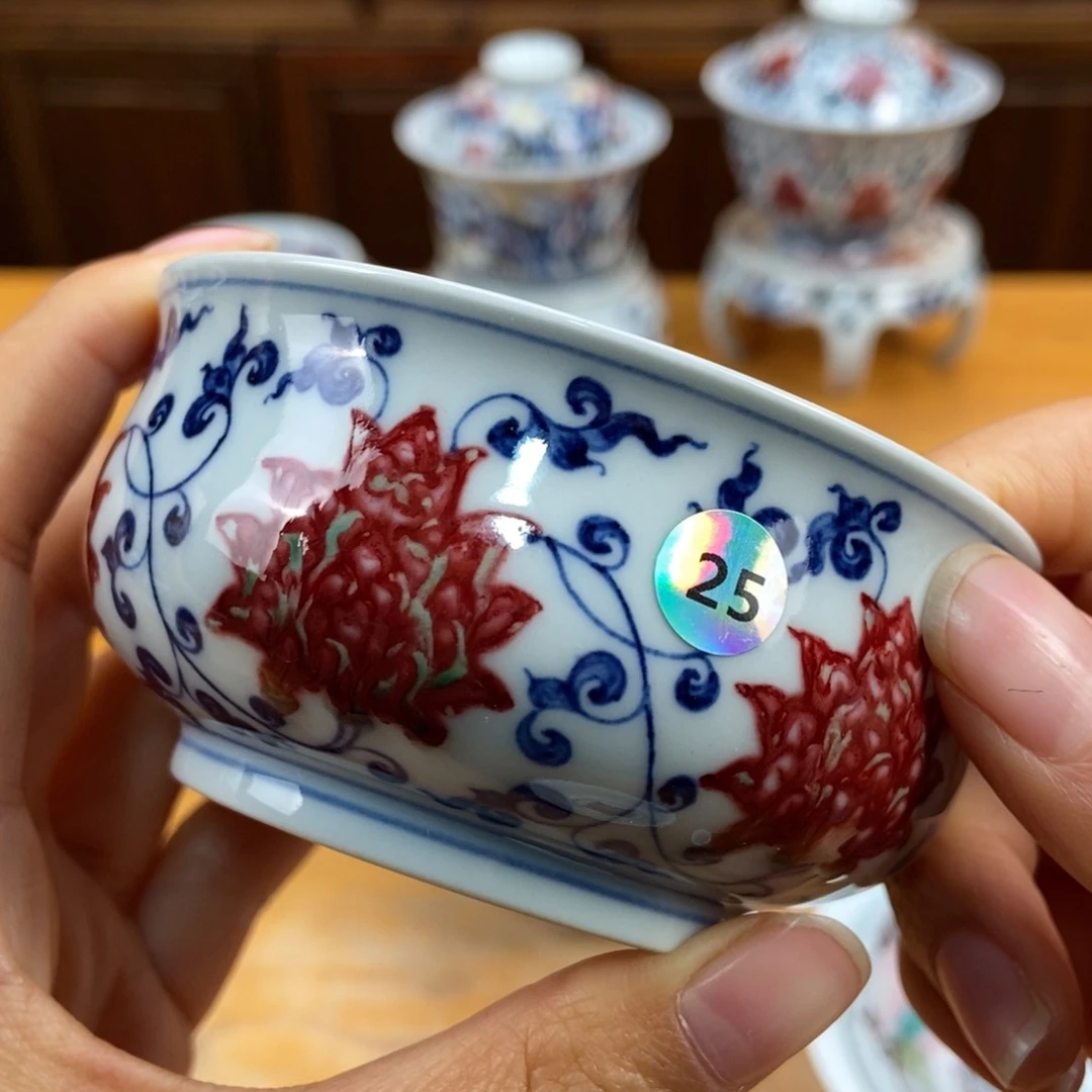 手绘现代茶具非古董