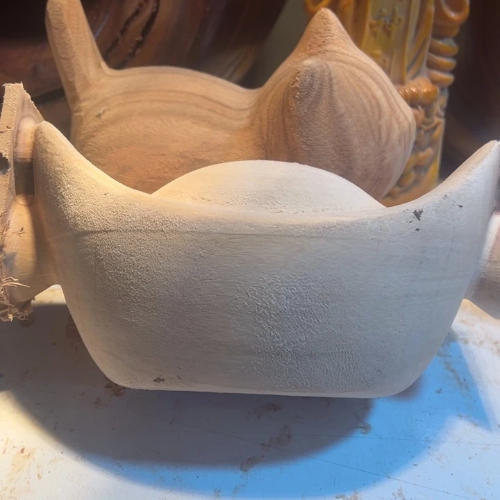 木金丝楠木20元宝白胚